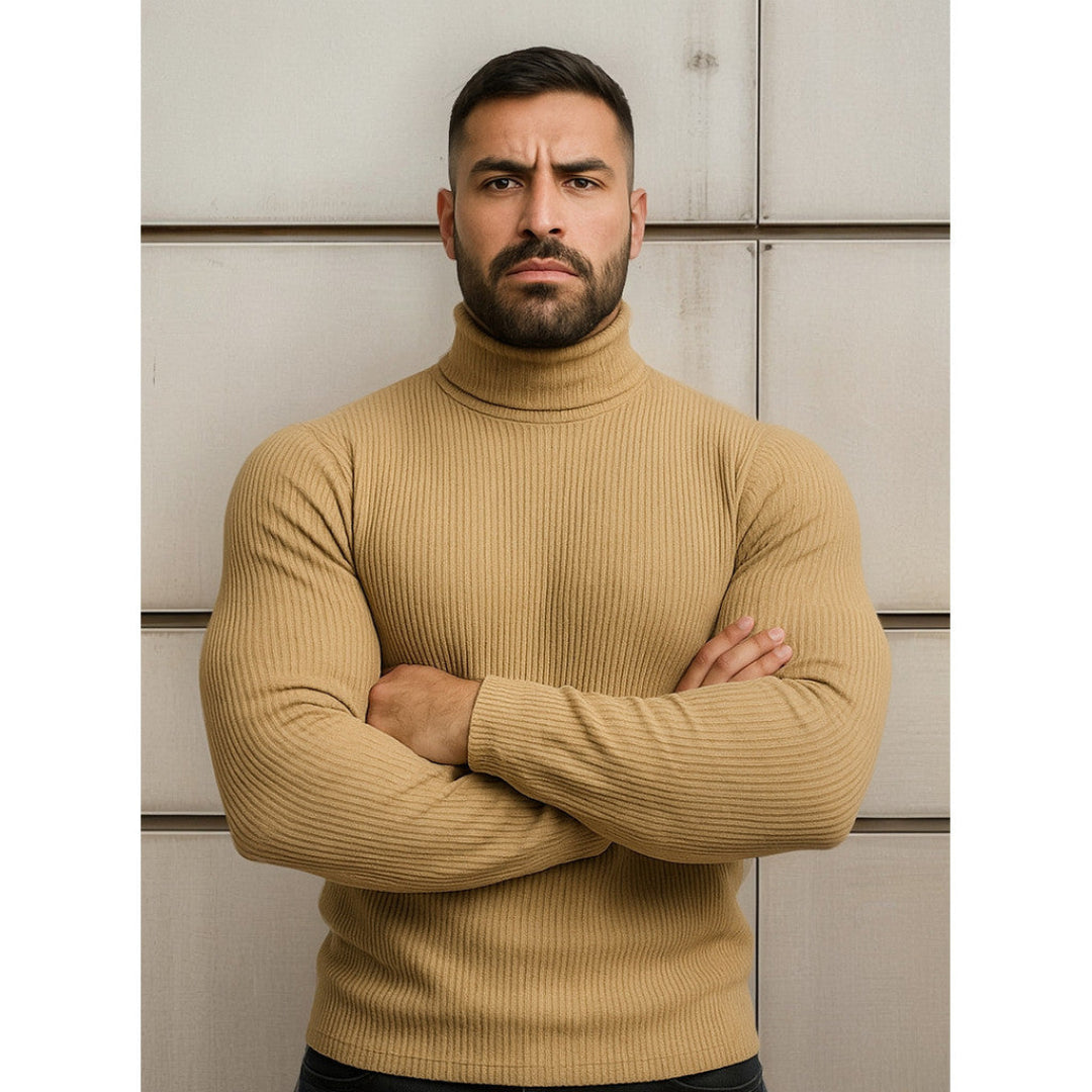 Rollkragenpullover Helsink – Rippstrick