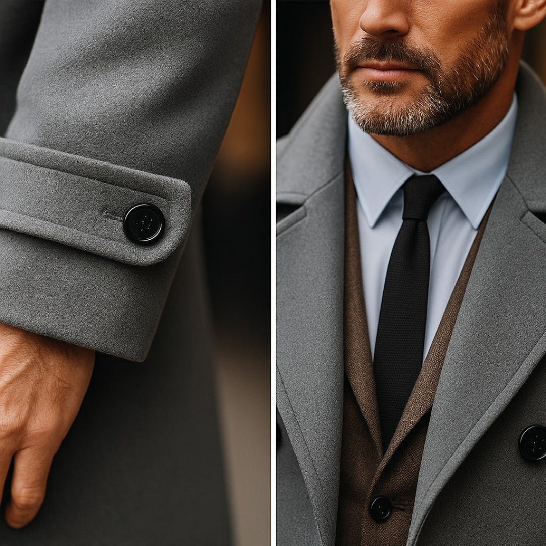 Wollmantel Cavil – Grau