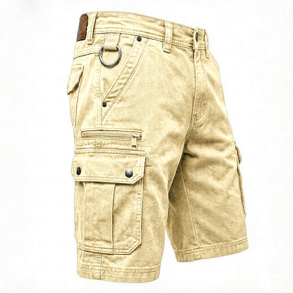 Pieter | Funktionale Denim Cargo Shorts