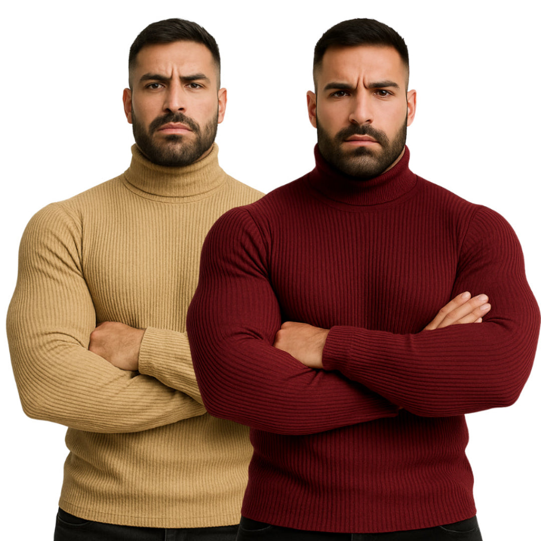 Rollkragenpullover Helsink – Rippstrick