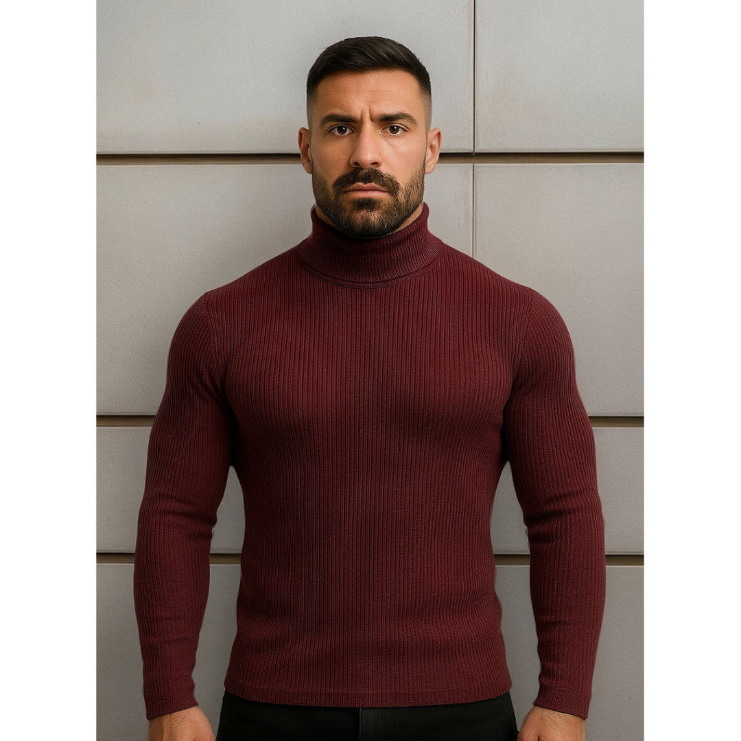 Rollkragenpullover Helsink – Rippstrick