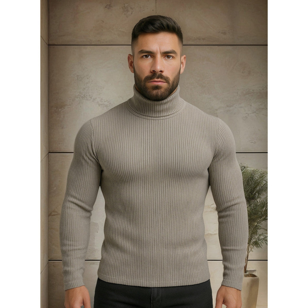 Rollkragenpullover Helsink – Rippstrick