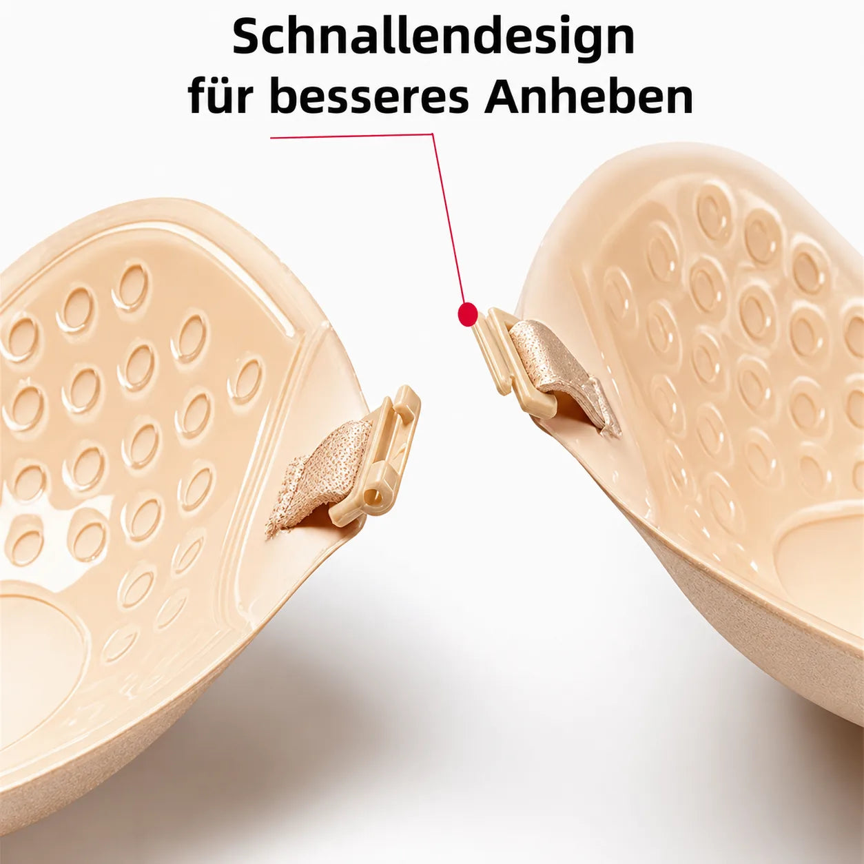 Unsichtbarer Klebe-BH mit Push-up-Effekt